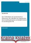 Die Göttlichkeit der ptolemäischen Pharaonen. Die Sakralität der ägyptischen Herrschaftslegitimation am Beispiel Arsinoe II. und Kleopatra VII. Benedikt Eibl 9783668484337 Grin Verlag