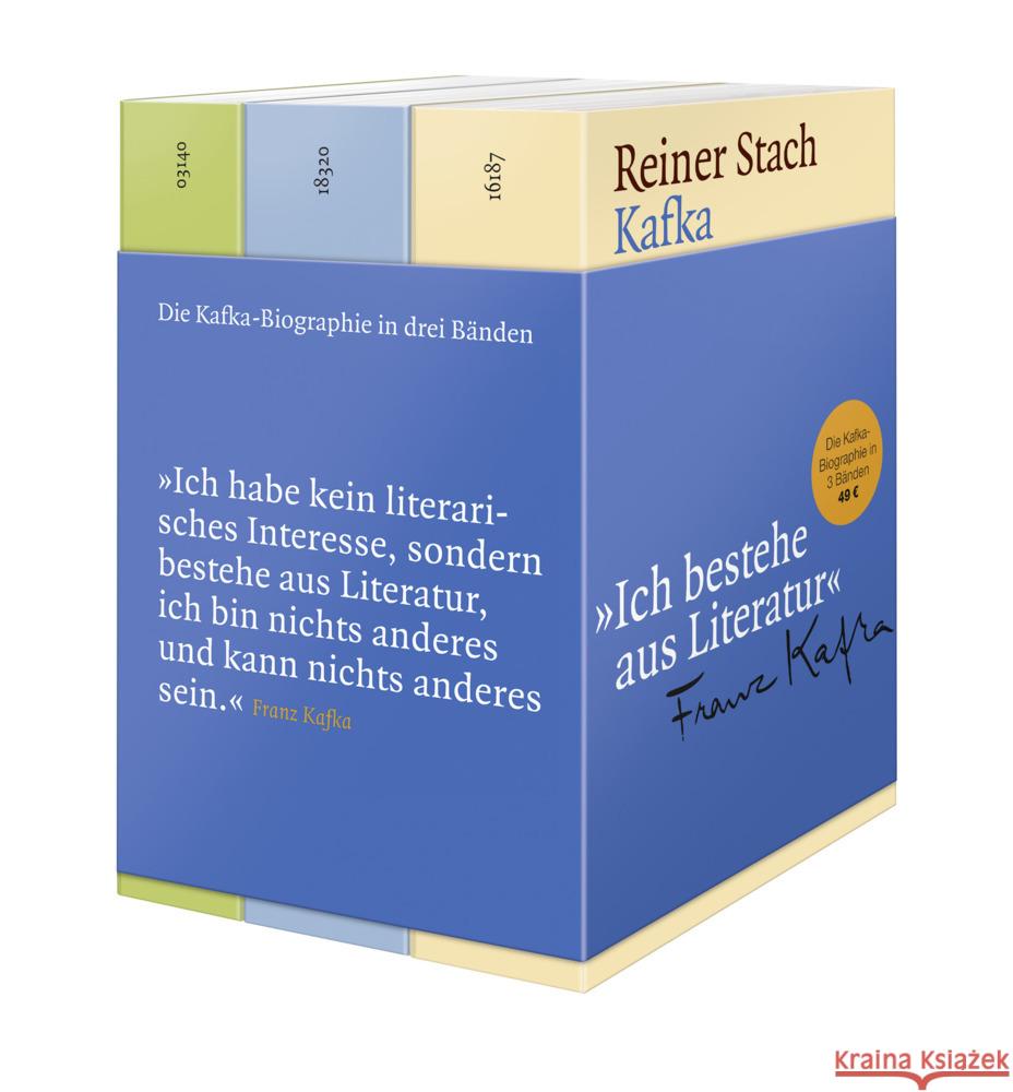 Die Kafka-Biographie in drei Bänden Stach, Reiner 9783596709694 FISCHER Taschenbuch - książka