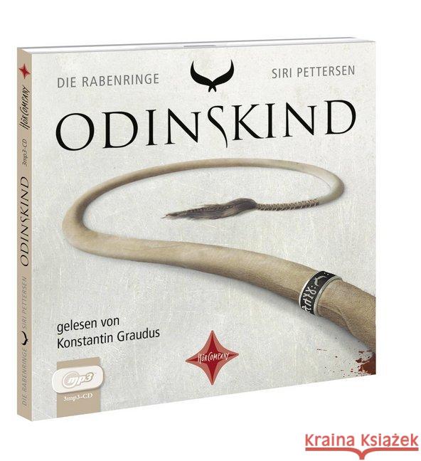 Die Rabenringe - Odinskind, 3 MP3-CDs : Gelesen von Konstantin Graudus Pettersen, Siri 9783945709856 Hörcompany - książka