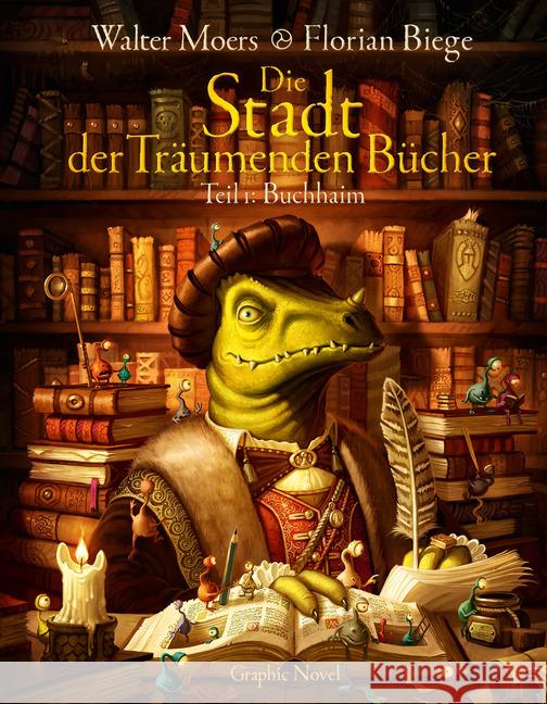Die Stadt der Träumenden Bücher (Comic) - Buchhain Moers, Walter 9783328601333 Penguin Verlag München - książka