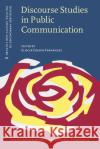 Discourse Studies in Public Communication  9789027208538 John Benjamins Publishing Co