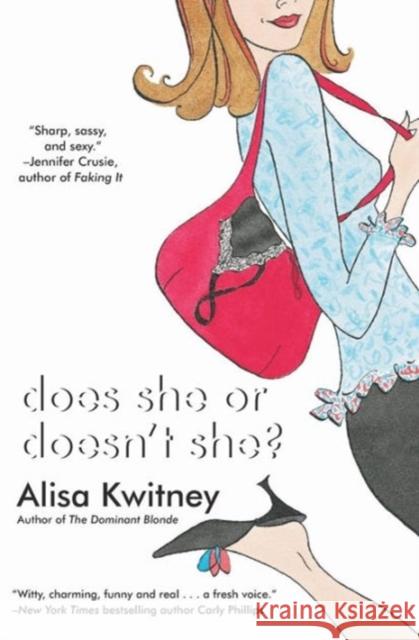 Does She or Doesn't She? Alisa Kwitney 9780060512378 Avon Books - książka