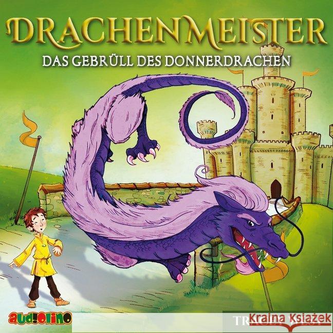 Drachenmeister - Das Gebrüll des Donnerdrachen, 1 Audio-CD West, Tracey 9783867373531 Audiolino - książka