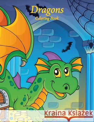 Dragons Coloring Book 1 Nick Snels 9781517231675 Createspace Independent Publishing Platform - książka