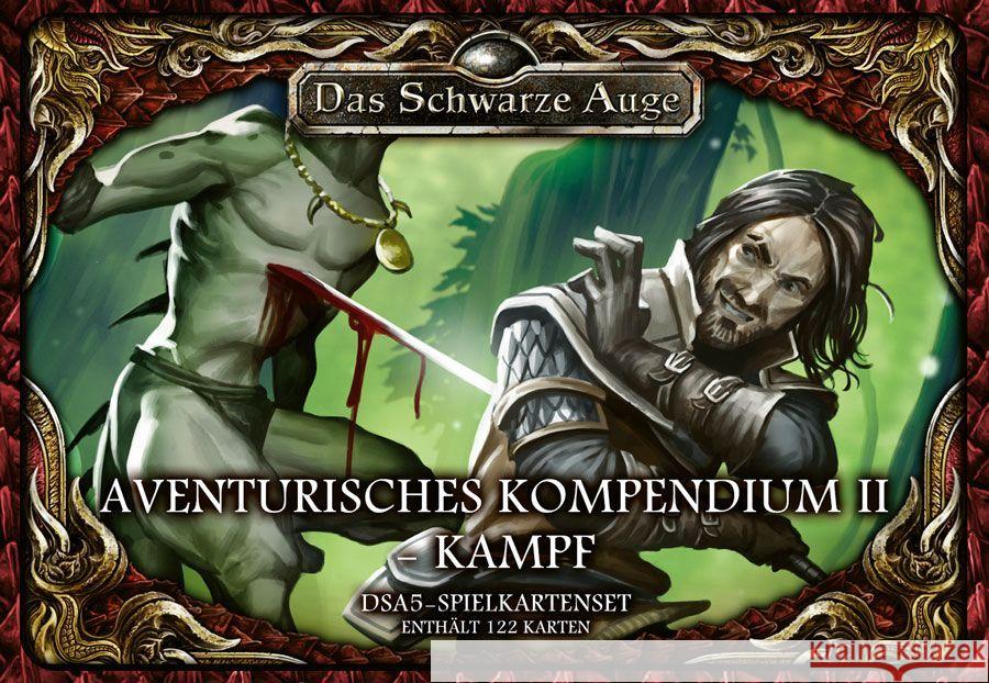 DSA5 Spielkartenset Kompendium 2 Kampf Spohr, Alex 9783963310065 Ulisses Spiele - książka