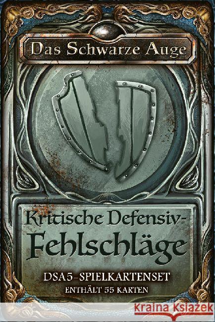 DSA5 Spielkartenset Kritische Defensiv Fehlschläge Spohr, Alex 9783963310560 Ulisses Spiele - książka