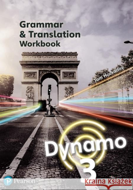 Dynamo 3 Grammar & Translation Workbook Tom Hockaday 9781292346564 Pearson Education Limited - książka