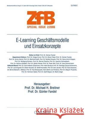 E-Learning Geschäftsmodelle Und Einsatzkonzepte Breitner, Michael H. 9783834902498 Gabler Verlag - książka
