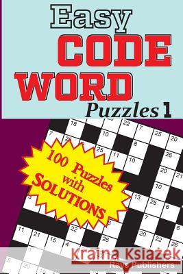 Easy Code Word Puzzles Rays Publishers 9781544028057 Createspace Independent Publishing Platform - książka