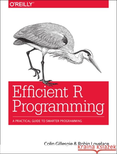Efficient R Programming: A Practical Guide to Smarter Programming Colin Gillespie Robin Lovelace 9781491950784 O'Reilly Media - książka