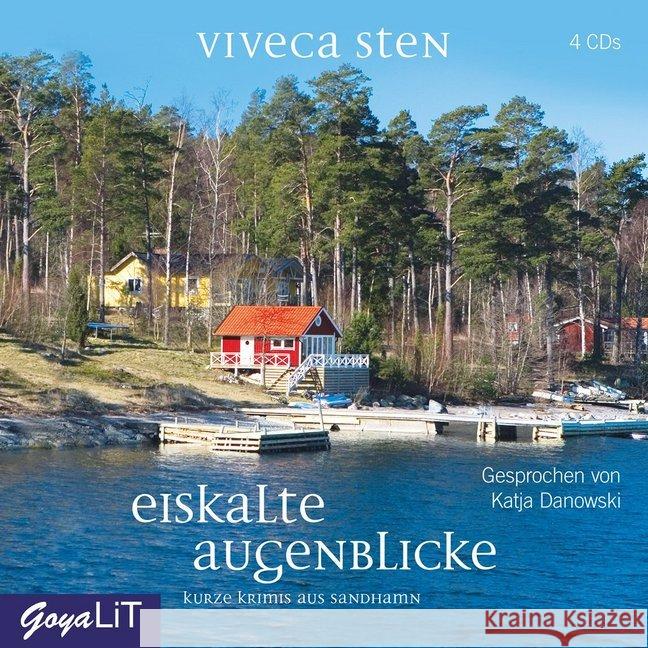 Eiskalte Augenblicke, 4 Audio-CD : Kurze Krimis aus Sandhamn, Lesung. CD Standard Audio Format Sten, Viveca 9783833741036 Jumbo Neue Medien - książka