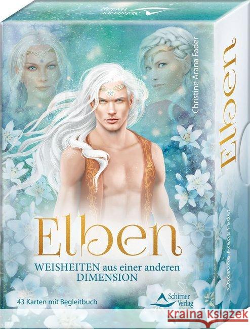 Elben, 43 Karten mit Begleitbuch : Weisheiten aus einer anderen Dimension Fader, Christine Arana 9783843491242 Schirner - książka