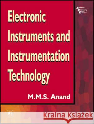 Electronic Instruments and Instrumentation Technology A. Anand 9788120324541 PHI Learning - książka