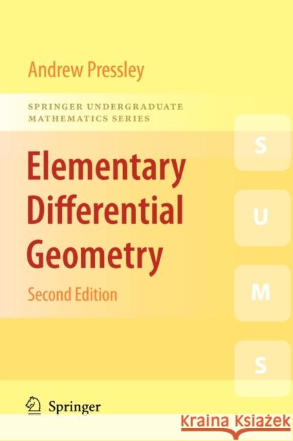 Elementary Differential Geometry Andrew Pressley 9781848828902  - książka