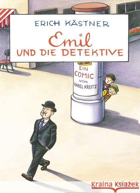 Emil und die Detektive : Ein Comic von Isabel Kreitz Kästner, Erich 9783855356218 Atrium Verlag - książka