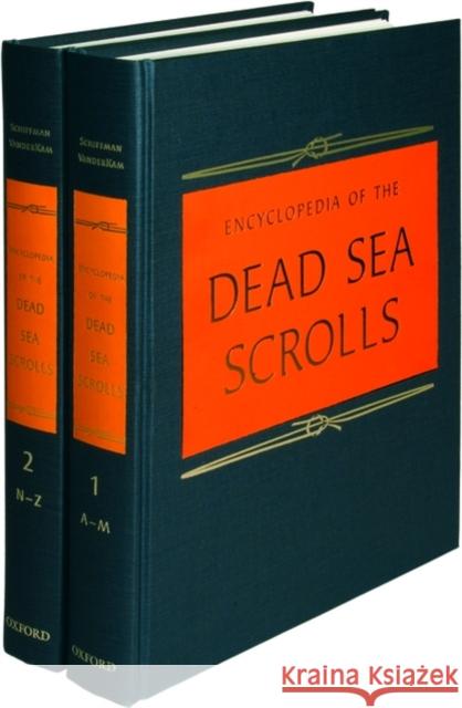 Encyclopedia of the Dead Sea Scrolls: 2 Volume Set Schiffman, Lawrence H. 9780195084504 Oxford University Press - książka