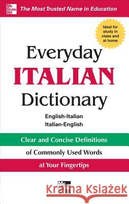 Everyday Italian Dictionary Collins 9780071768818 McGraw-Hill - książka