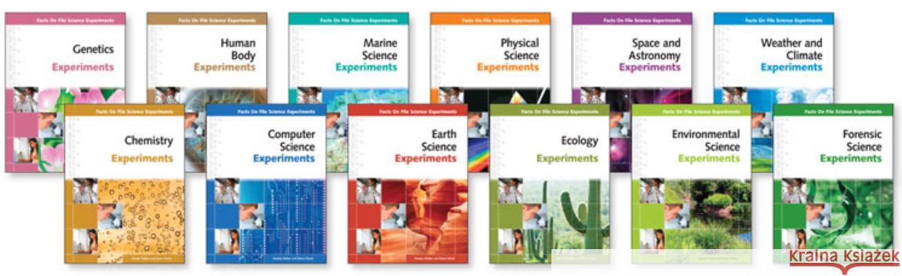 Facts on File Science Experiments Set, 12-Volumes Pamela Walker and Elaine Wood 9780816084104 Facts on File - książka