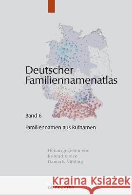 Familiennamen aus Rufnamen Kathrin Dräger 9783110427837 de Gruyter - książka