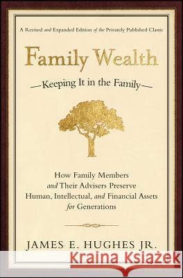 Family Wealth: Keeping It in the Family--How Family Members and Their Advisers Preserve Human, Intellectual, and Financial Assets for James E., Jr. Hughes 9781576601518 Bloomberg Press - książka