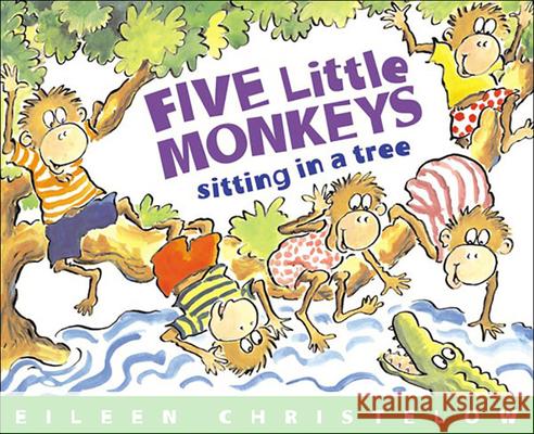 Five Little Monkeys Sitting in a Tree Eileen Christelow 9780785709466 Tandem Library - książka