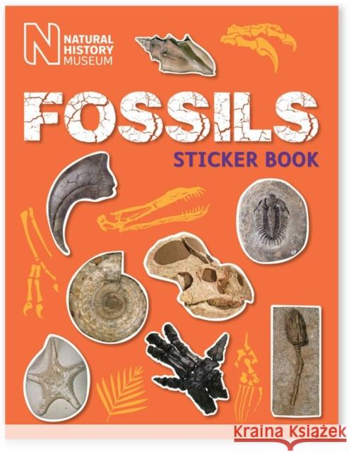 Fossils Sticker Book Natural History Museum 9780565093525 Natural History Museum, London - książka