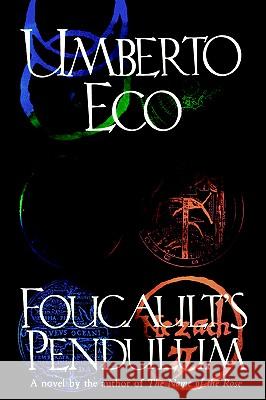 Foucault's Pendulum Umberto Eco William Weaver 9780151327652 Harcourt - książka