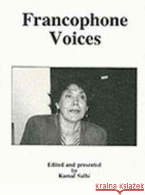Francophone Voices Salhi Kamal 9781902454030 INTELLECT BOOKS - książka