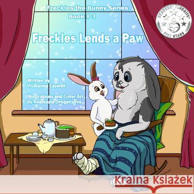 Freckles Lends a Paw Vickianne Caswell Anastasia Drogaitseva 4. Paws Games and Publishing 9781988345369 4 Paws Games and Publishing - książka