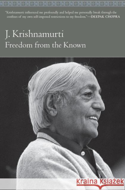 Freedom from the Known Jiddu Krishnamurti 9780060648084 HarperOne - książka