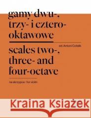 Gamy dwu-, trzy- i czterooktawowe na skrzypce PWM Cofalik Antoni 9790274008017 Polskie Wydawnictwo Muzyczne - książka