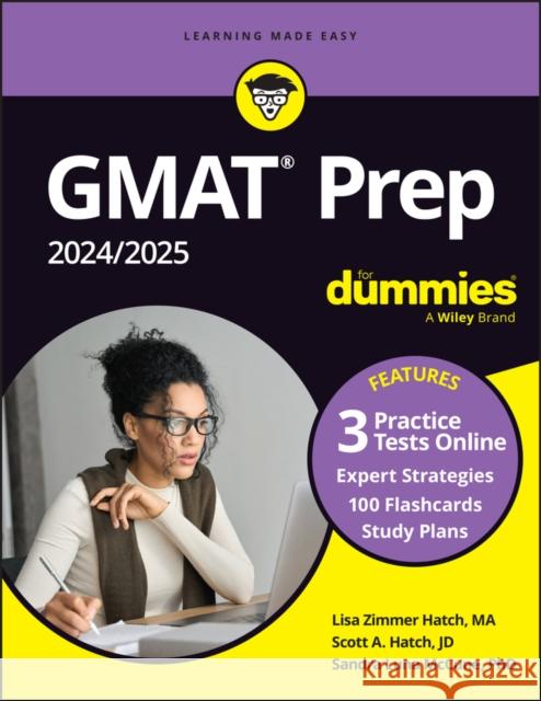 GMAT Prep 2024/2025 For Dummies with Online Practice (GMAT Focus Edition) Sandra Luna McCune 9781394183364 For Dummies - książka