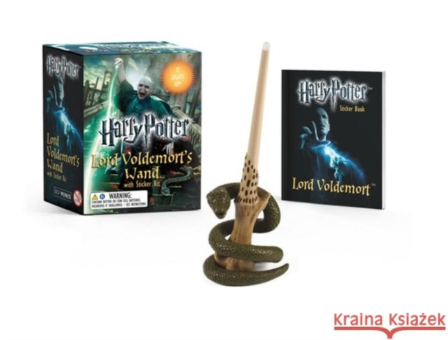 Harry Potter Voldemort's Wand with Sticker Kit: Lights Up! Running Press 9780762452415 Running Press - książka