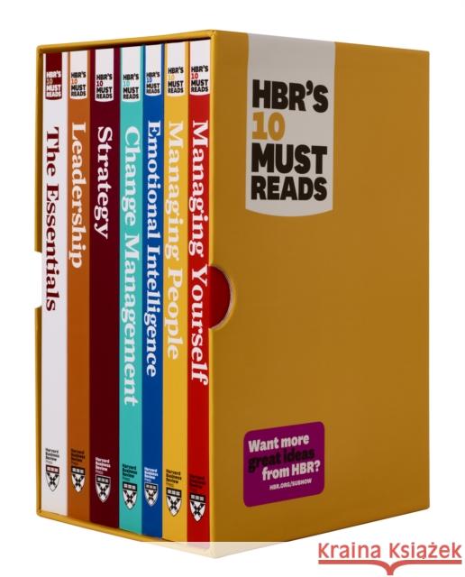 Hbr's 10 Must Reads Boxed Set with Bonus Emotional Intelligence (7 Books) (Hbr's 10 Must Reads) Review, Harvard Business 9781633693319 Harvard Business School Press - książka