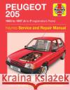 HM Peugeot 205 1983-1997 Repair Manual Haynes 9781785214622 HAYNES MANUALS