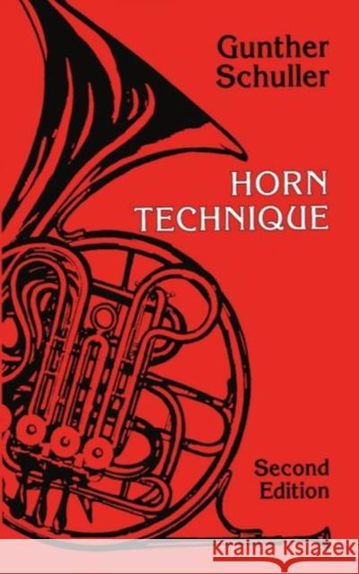 Horn Technique Gunther Schuller 9780198162773 Oxford University Press - książka