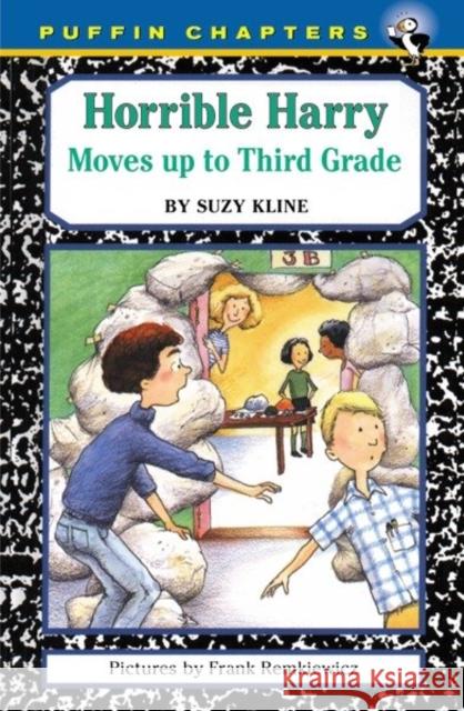 Horrible Harry Moves Up to the Third Grade Suzy Kline Frank Remkiewicz 9780140389722 Puffin Books - książka