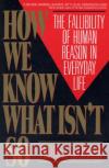 How We Know What Isn't So Thomas Gilovich 9780029117064 Simon & Schuster