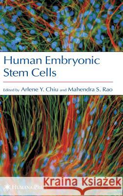 Human Embryonic Stem Cells Arlene Chiu Mahendra S. Rao Arlene Chiu 9781588293114 AACC Press - książka