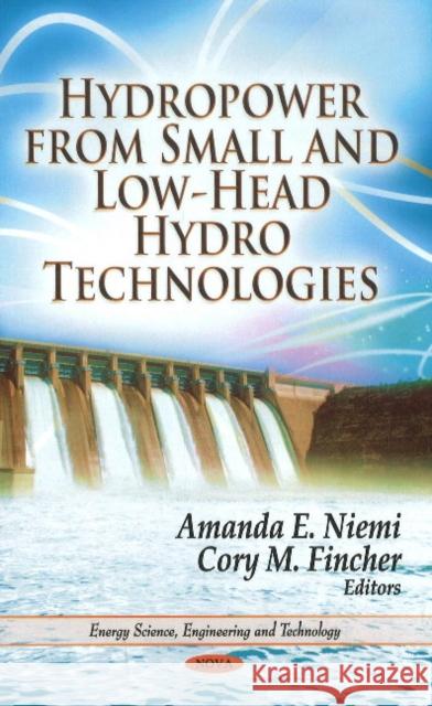 Hydropower from Small & Low-Head Hydro Technologies Amanda E Niemi, Cory M Fincher 9781613249857 Nova Science Publishers Inc - książka
