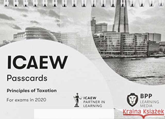 ICAEW Principles of Taxation: Passcards BPP Learning Media 9781509781263 BPP Learning Media - książka
