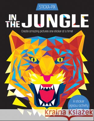 In the Jungle: Create Amazing Pictures One Sticker at a Time! Karen Gordon Seed Michael Buxton 9781438011387 Barron's Educational Series - książka