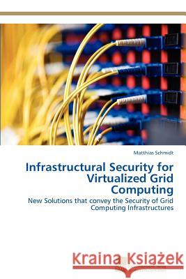 Infrastructural Security for Virtualized Grid Computing Schmidt Matthias 9783838130255 Sudwestdeutscher Verlag Fur Hochschulschrifte - książka