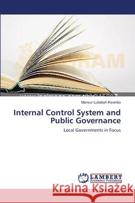 Internal Control System and Public Governance  9783659343162 LAP Lambert Academic Publishing - książka