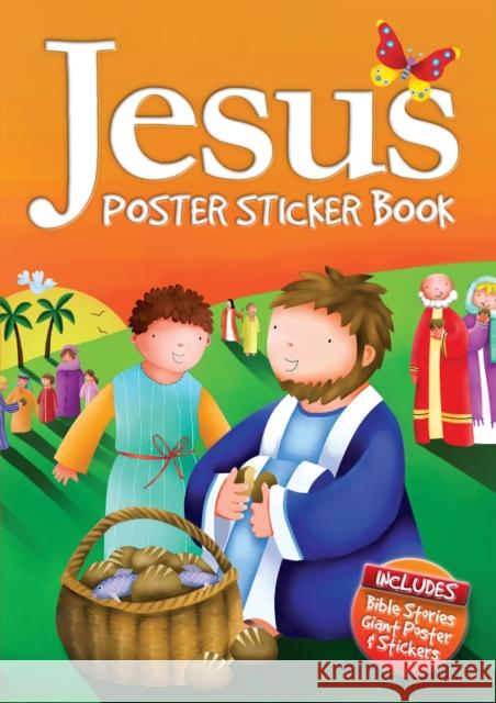 Jesus Poster Sticker Book Jo Parry 9781859858943 SPCK Publishing - książka