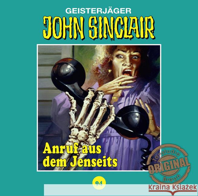 John Sinclair Tonstudio Braun - Folge 94, 1 Audio-CD : Anruf aus dem Jenseits. , Hörspiel. CD Standard Audio Format Dark, Jason 9783785758946 Bastei Lübbe - książka