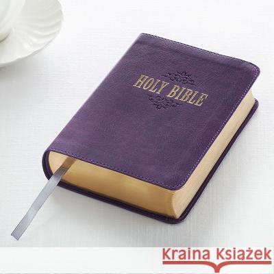 KJV Compact Large Print Lux-Leather Purple  9781432117344 Christian Art Gifts Inc - książka