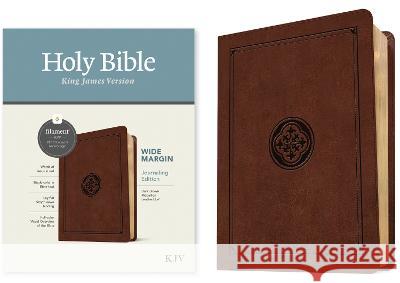 KJV Wide Margin Bible, Filament Enabled Edition (Red Letter, Leatherlike, Dark Brown Medallion) Tyndale 9781496479150 Tyndale House Publishers - książka
