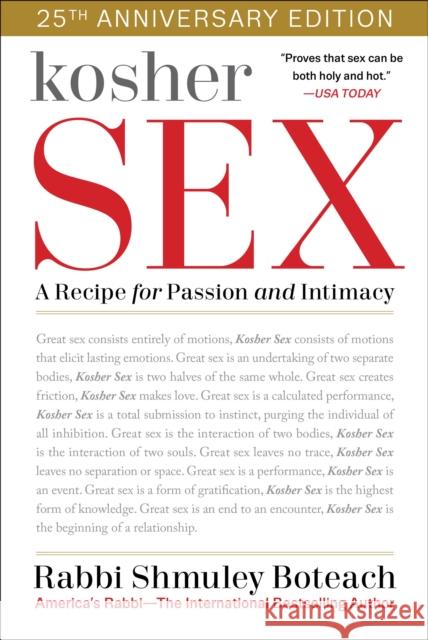 Kosher Sex Shmuley Boteach 9781510779891 Skyhorse - książka