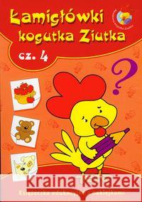 Łamigłówki kogutka Ziutka 4 Porębska Małgorzata 9788374375733 Skrzat - książka